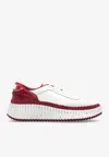 Chloé Red And White Sneakers