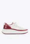 Chloé Red And White Sneakers