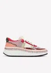 Chloé Nama Low-top Sneakers In Multicolor