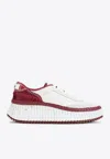 Chloé Red And White Sneakers In Red