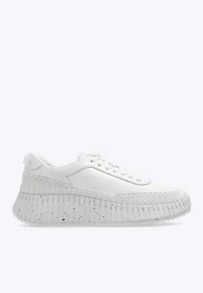 CHLOÉ NAMA LOW-TOP SNEAKERS