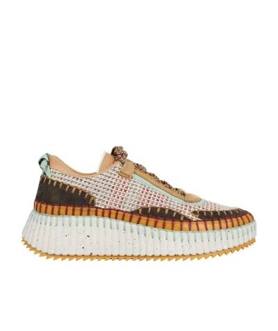 CHLOÉ NAMA LOW-TOP SNEAKERS