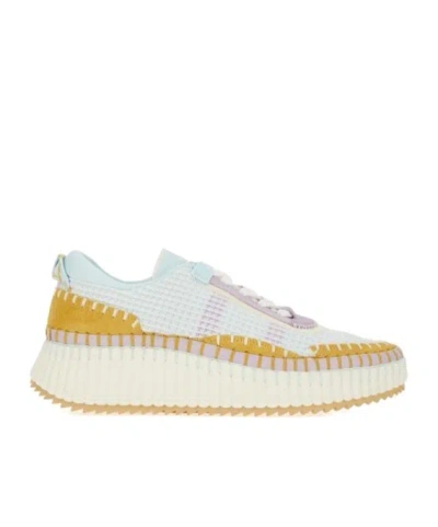 Chloé Nama Low-top Sneakers In White