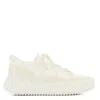 Chloé Chloe Nama Mix Material Low-top Sneakers In White