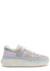 Chloé Chloe Women Multicolor Fabric Nama Sneakers In Lilac