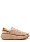Chloé Chloe Nama Panelled Suede Sneakers In Multi