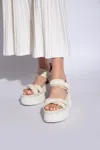 Chloé Nama Sandals In Cream