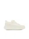 Chloé Chloe Nama Mix Material Low-top Sneakers In White