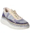 Chloé Nama Stitch Walking Sneakers In Blue