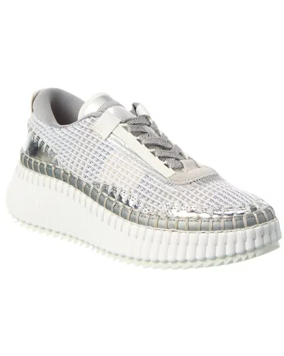 Chloé Chloe Women Multicolor Fabric Nama Sneakers In Animal Print