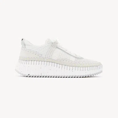 CHLOÉ NAMA SNEAKER GREY SIZE 5 60% POLYURETHANE, 40% THERMOPLASTIC POLYURETHANE