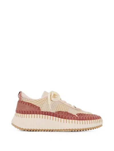 Chloé Nama Sneaker In Neutral