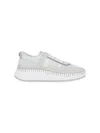 Chloé Low Top Sneakers Textured Sole In Gray