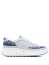 Chloé Chloe Nama Polyester Sneaker In White
