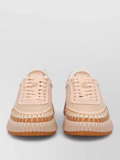 CHLOÉ NAMA LOW-TOP SNEAKERS