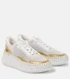 Chloé Nama Low-top Sneakers In Gold