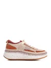 Chloé Nama Low-top Sneakers In Multicolor