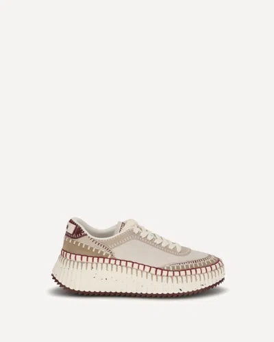Chloé Beige Runner Sneakers In Neutral
