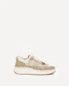 Chloé Beige Rubber Chunky Sneakers In Sand