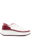Chloé Red And White Sneakers In White