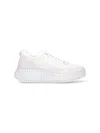 Chloé Chloe Nama Mix Material Low-top Sneakers In White