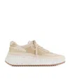Chloé Baskets Nama Femme Beige Taille 41 100% Polyester In White