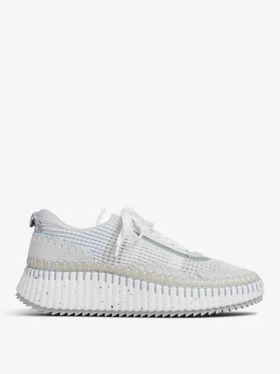 Chloé Nama Sports Sneakers In Gray
