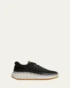 Chloé Nama Embroidered Suede And Recycled-mesh Sneakers In Black