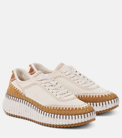 CHLOÉ CHLOÉ NAMA SUEDE SNEAKERS