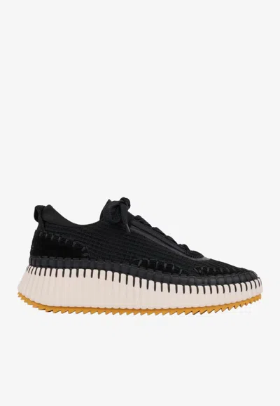 Chloé Chloe Nama Sustainable Sneakers For Women In Black