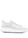 Chloé Nama Textured Lace-up Sneakers