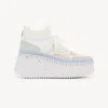Chloé Nama Wedge Sneaker In Multi