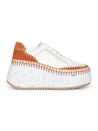 Chloé Nama Wedge Sneakers