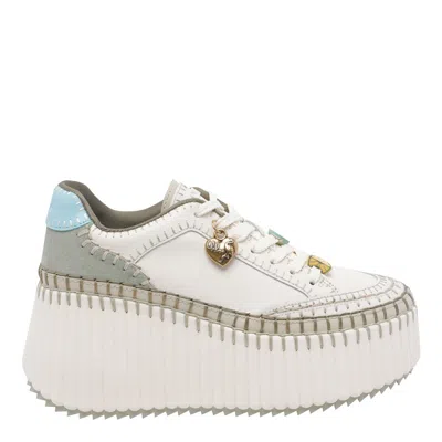CHLOÉ NAMA WEDGE SNEAKERS