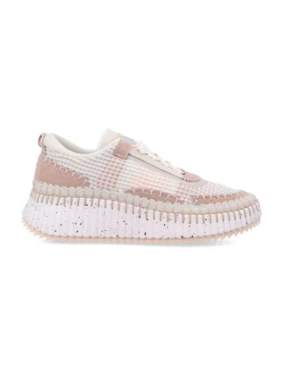Chloé Nama Woman Sneakers In Brown