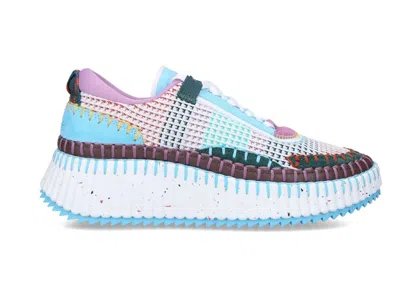 Pre-owned Chloé Nama (womens) Sneakers In Creamy Lilac