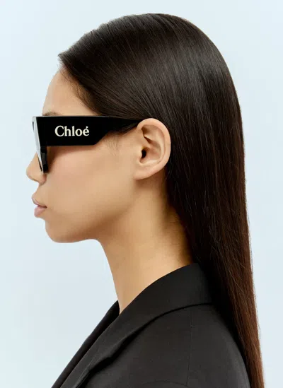 Chloé Naomy Sunglasses In Black