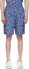 Chloè Nardin Blue Printed Shorts In Blue