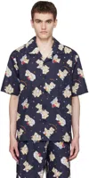 Chloè Nardin Navy Graphic Shirt In Navy
