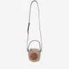Chloé Horse Medallion Paper Bucket Bag In Natural