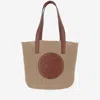 Chloé Natural Horse Medal Tote Bag In Natural