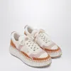 Chloé Natural Nama Trainer In Recycled Nylon Women In White