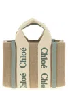 Chloé Natural Woody Mini Tote In Brown