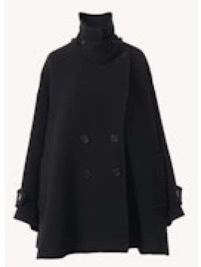Chloé Navy Blue Double-breasted Coat