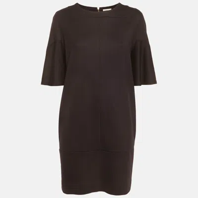 Pre-owned Chloé Navy Blue Jersey Short Dress S