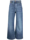 Chloé Palazzo Jeans In Blue