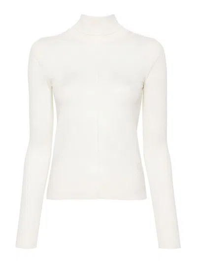 Chloé Neck Jumper In White