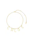 Chloé Logo Letters Chain Necklace
