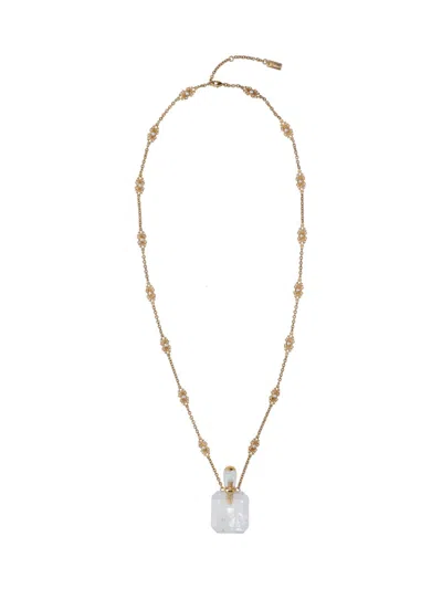 Chloé Necklace "vicotrian Pendant" In White