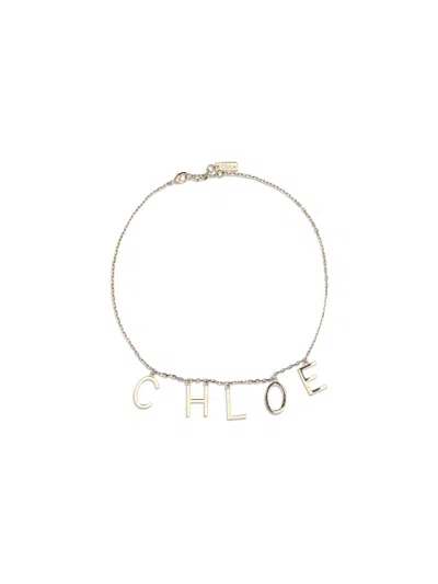 Chloé Necklace With Pendants In Brown
